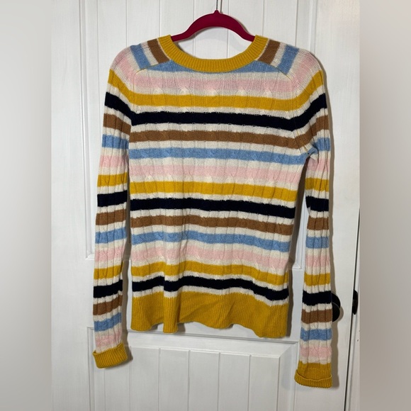 1901 100% Cashmere Striped Sweater - Picture 3 of 5
